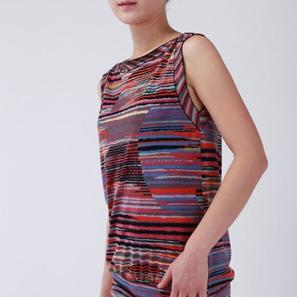 BCBGMaxazria Polyester Stretch Striped Sleeveless Mini Dress XXS - Picture 2 of 4